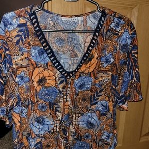 Summer top.   100% rayon.  Stitch Fix.